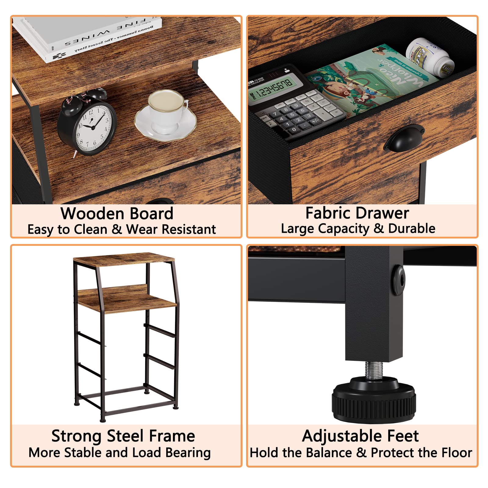 Furnulem foldable fabric drawers offer roomy organization for clothes, toys, and more.