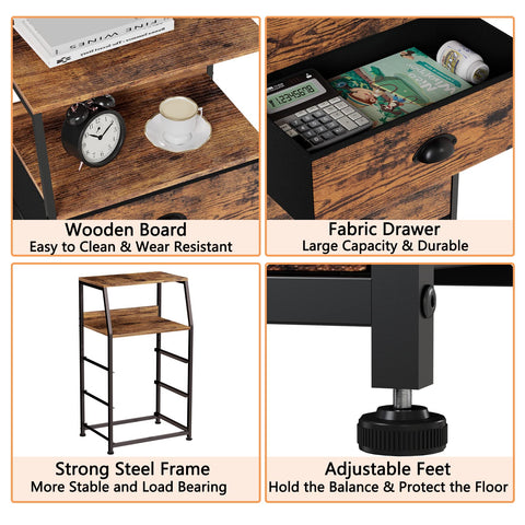 Furnulem foldable fabric drawers offer roomy organization for clothes, toys, and more.