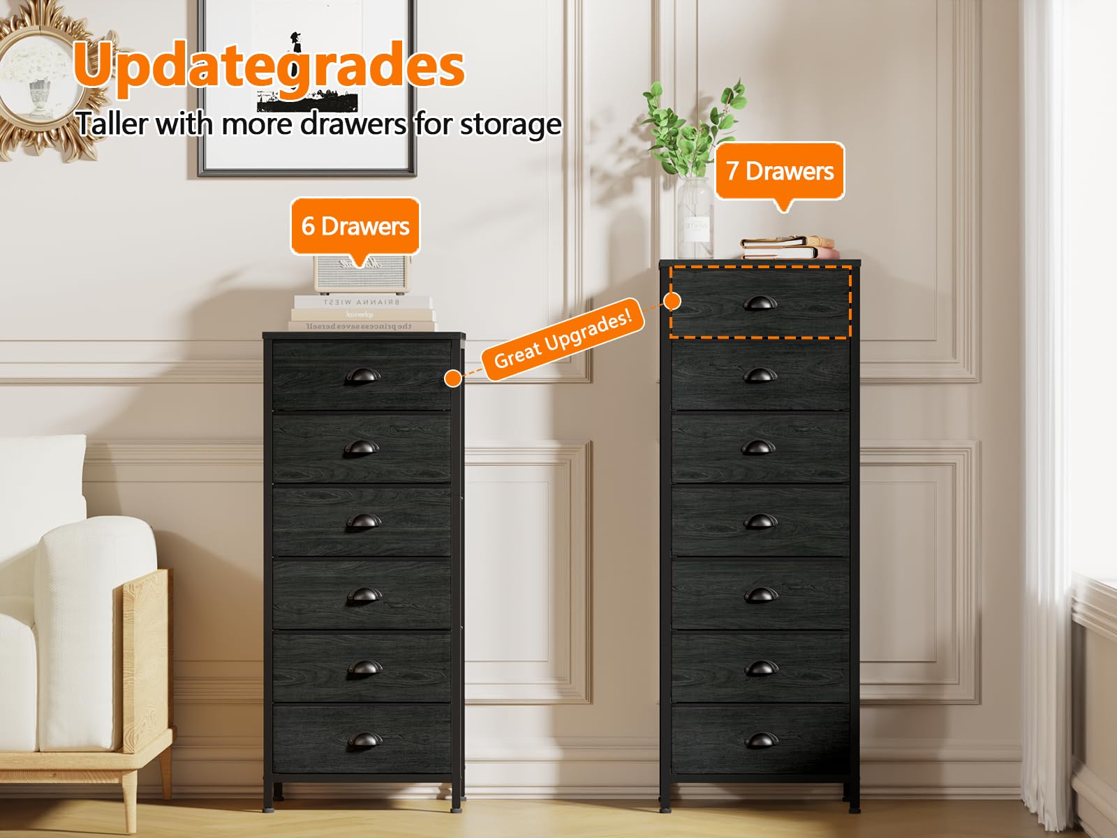Furnulem versatile use as bedside storage or sofa-end table.