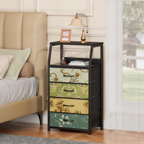 Furnulem Retro Dresser anti-toppling feature enhances room safety.