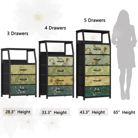 Furnulem Retro Dresser shown in a modern room setup.