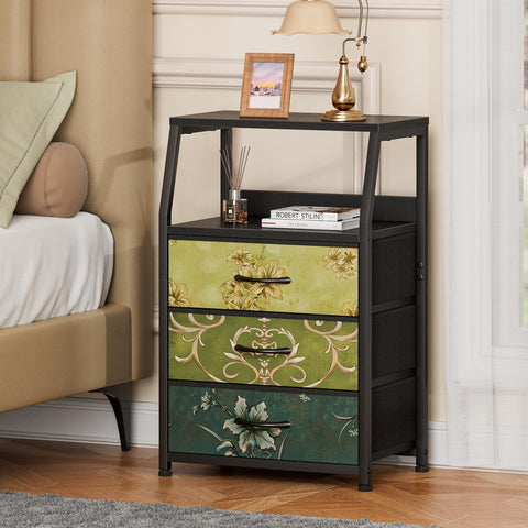 Furnulem Retro night stand quick assembly in about 20 minutes.