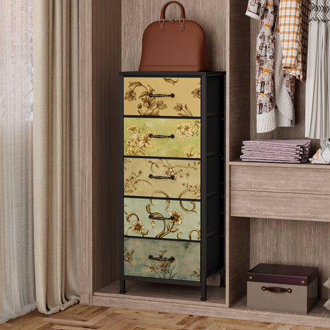 Furnulem storage tower in living room as a compact side-table with sturdy frame.