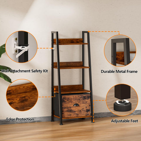 Furologee tall storage unit keeps living spaces organized and visually appealing.
