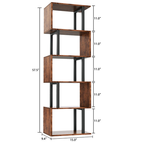 Furologee 6-Tier Bookcase assembly guide for quick setup