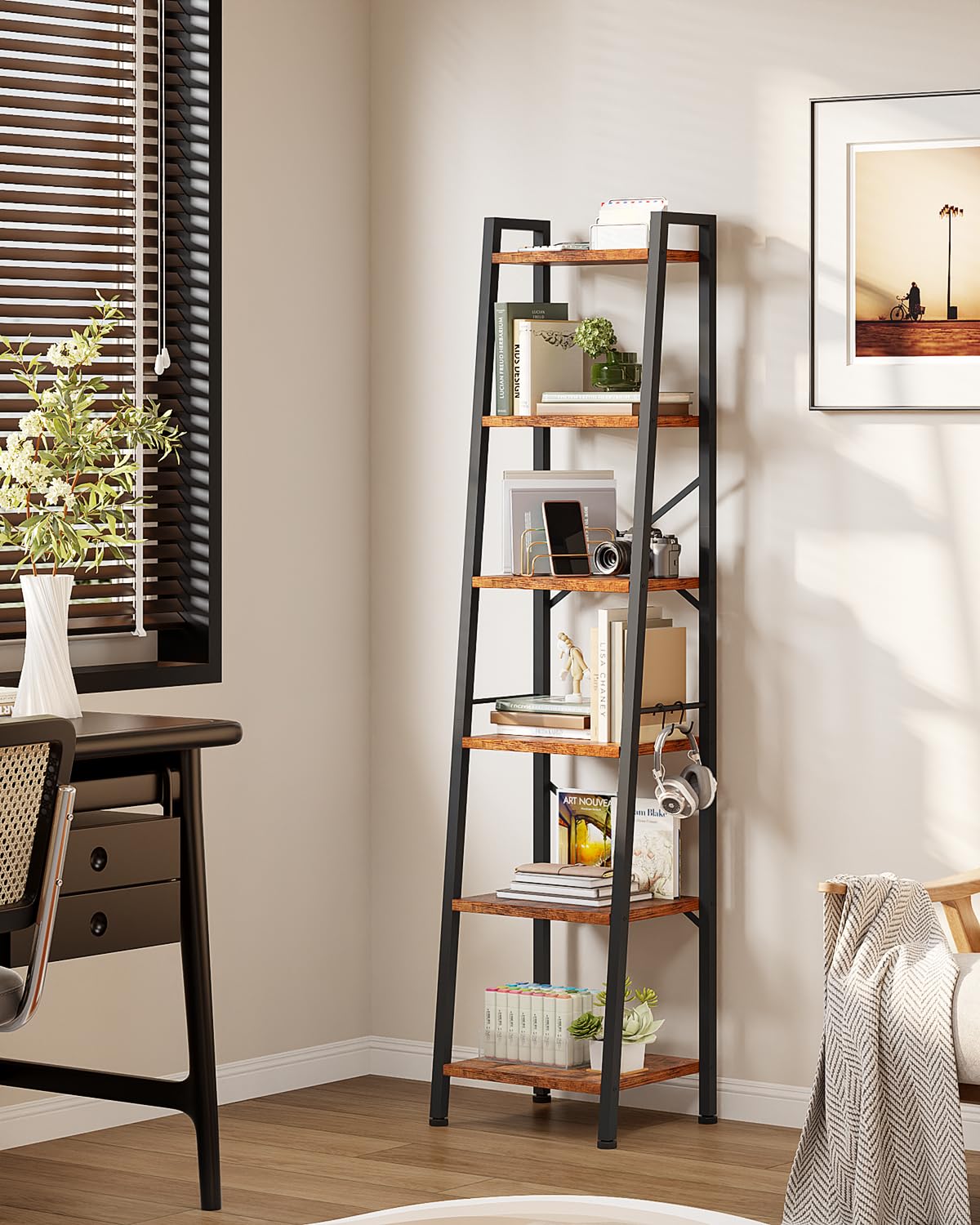Furologee rustic-industrial look elevates living room, kitchen, or office décor