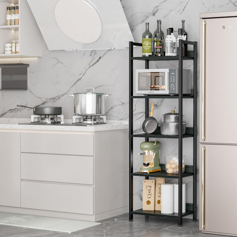 Furologee bedroom storage shelf helps reduce clutter in a bedroom
