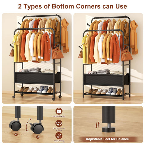 Furologee sturdy metal tubes provide lasting support for daily use.