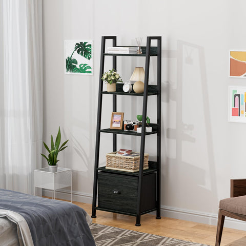 Furologee ladder shelf versatile storage for home office, living room, or kitchen.