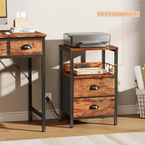 Furologee nightstands arrive with hardware and clear instructions for easy assembly