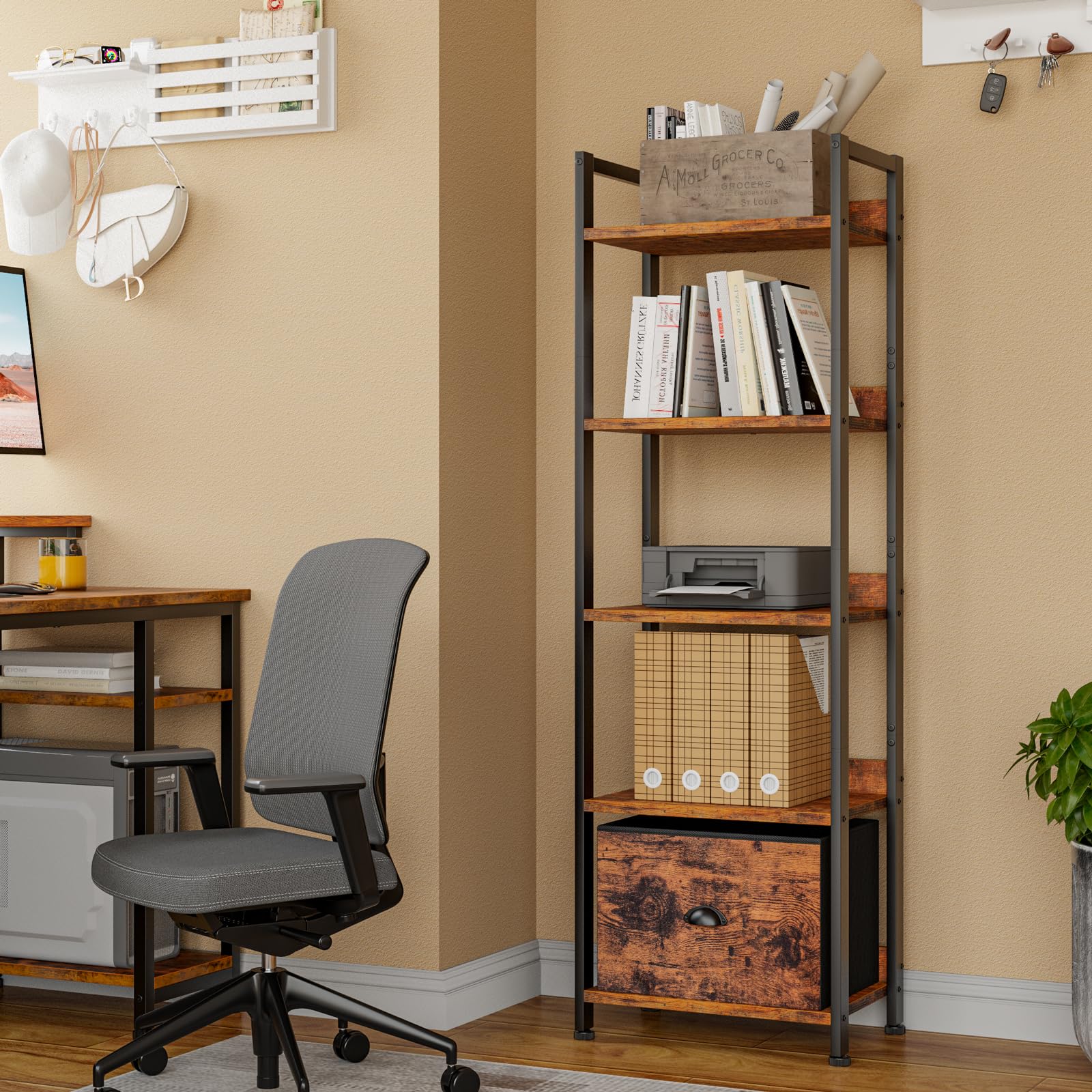 Furologee removable fabric drawer adds soft storage for nurseries or clutter-free spaces.
