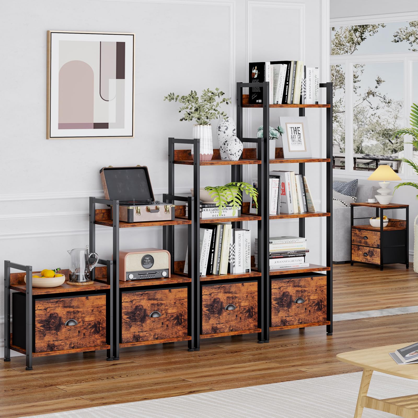 Furologee safety backboard plus anti-tip kit enhances living room safety.