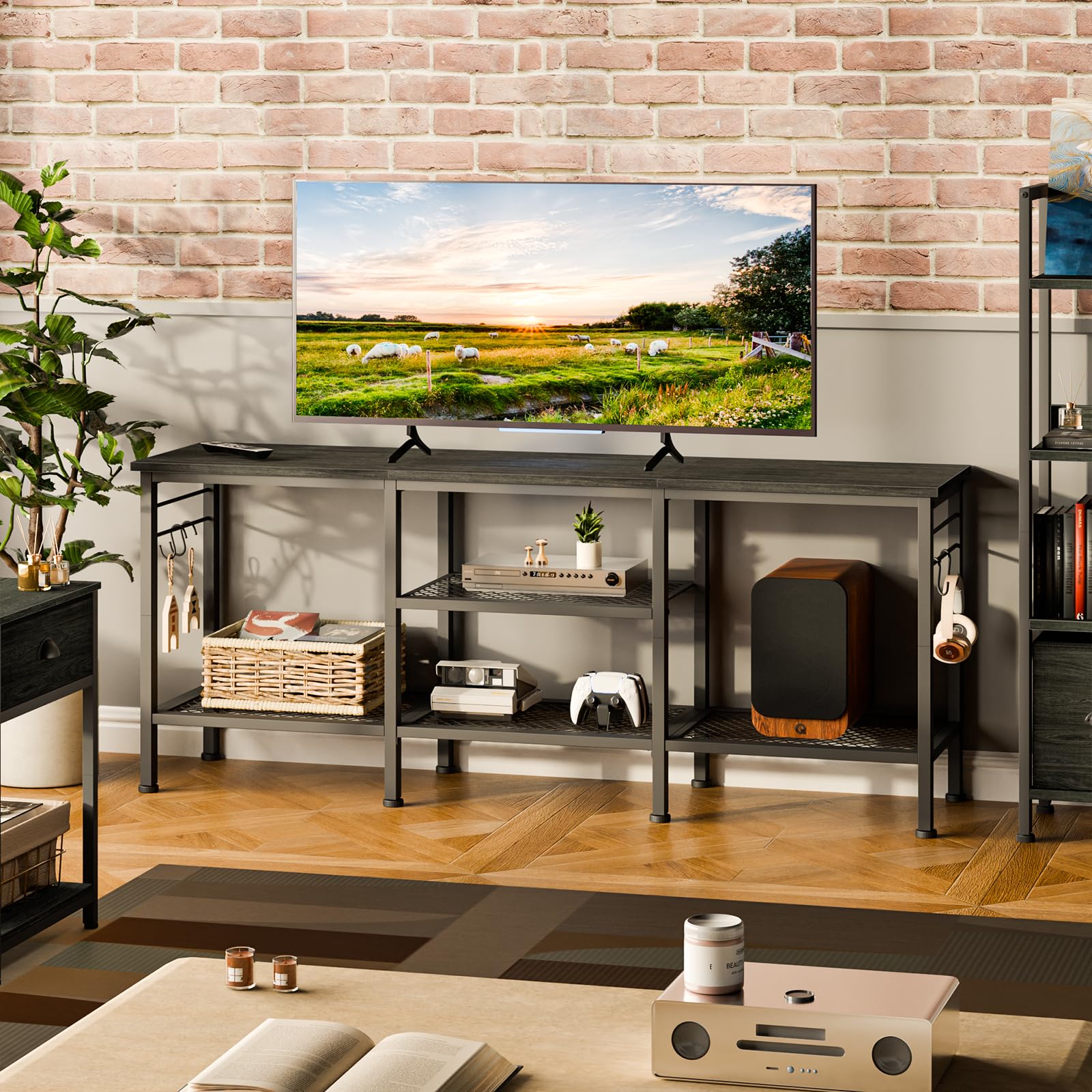 Furologee versatile stand suitable for living room, bedroom, and office.