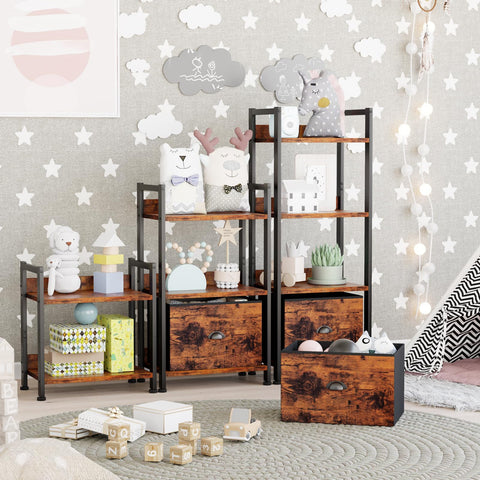 Furologee versatile multi-size shelf collection lets you mix and match layouts.