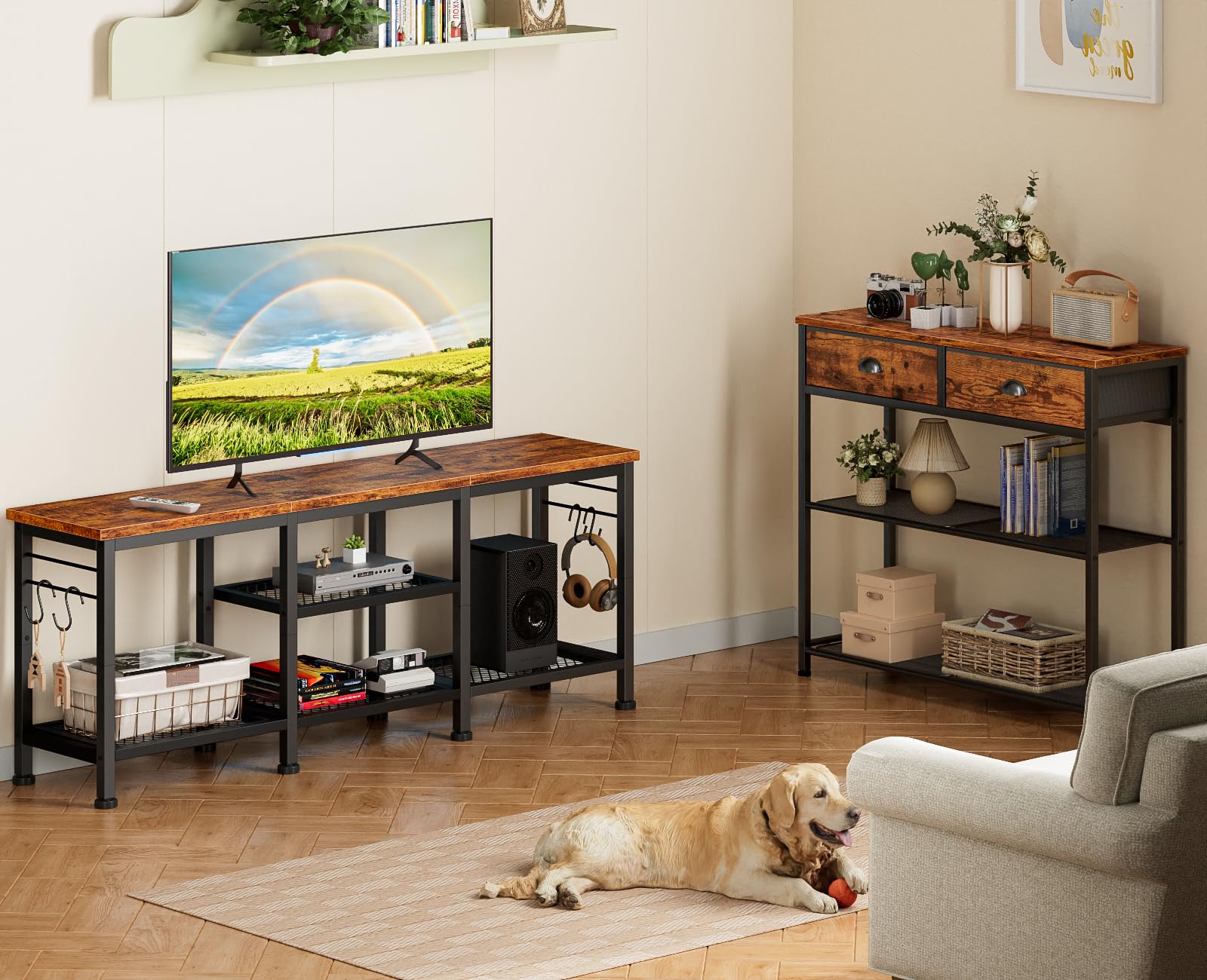 Furologee Versatile Storage adapts to living room, bedroom, or office needs.