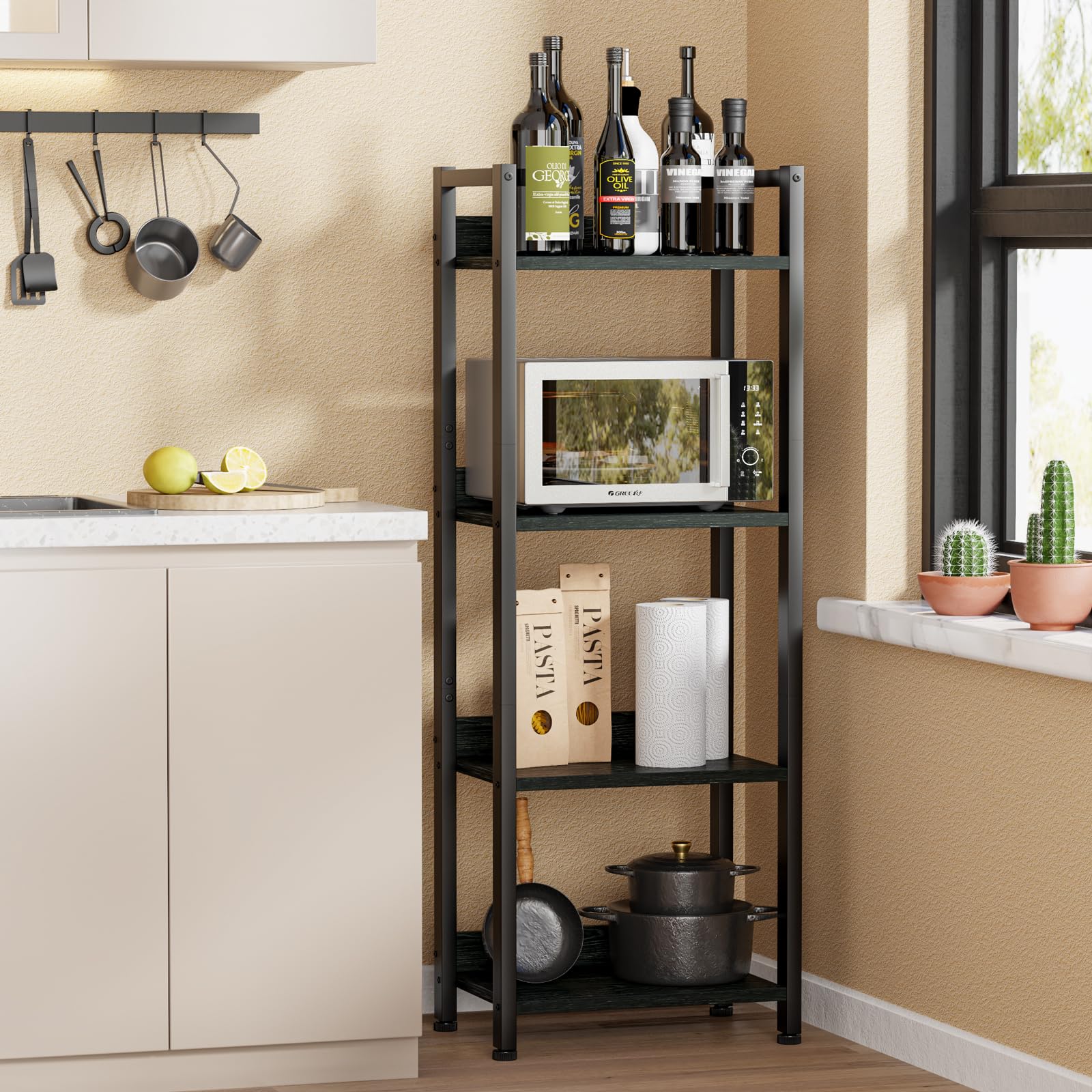 Furologee waterproof particleboard and metal frame deliver durable shelving