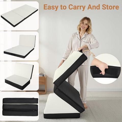 Breathable fabric cover of the FurryWee mattress keeps you cool