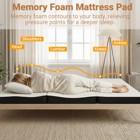 Close-up of FurryWee memory foam top layer for soft, contouring support