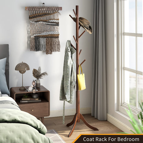 Furshus coat rack with smooth sanded finish for elegant decor