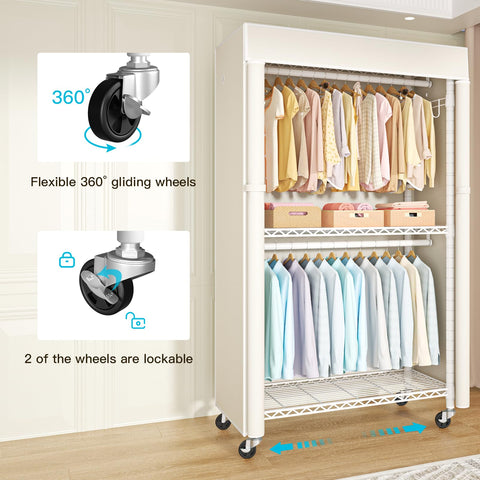 FUTASSI metal wire shelves supporting up to 450 lbs