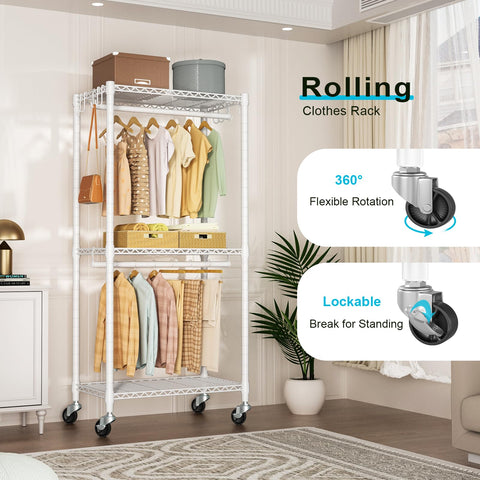 FUTASSI P3 Mini rack side view shows adjustable shelves for versatile storage.