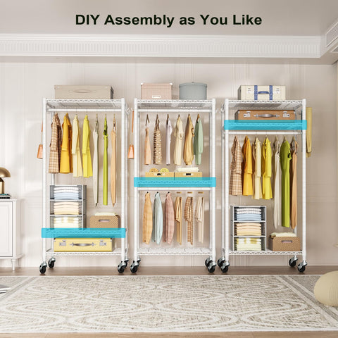 FUTASSI P3 Mini rack top view highlights multi-tier shelf design for organization.