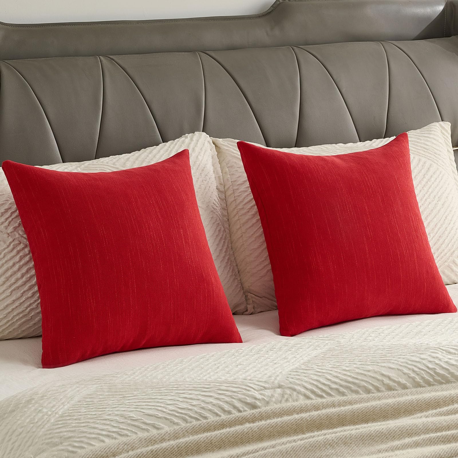 FUTEI chenille pillow cover adds textured charm to seating areas