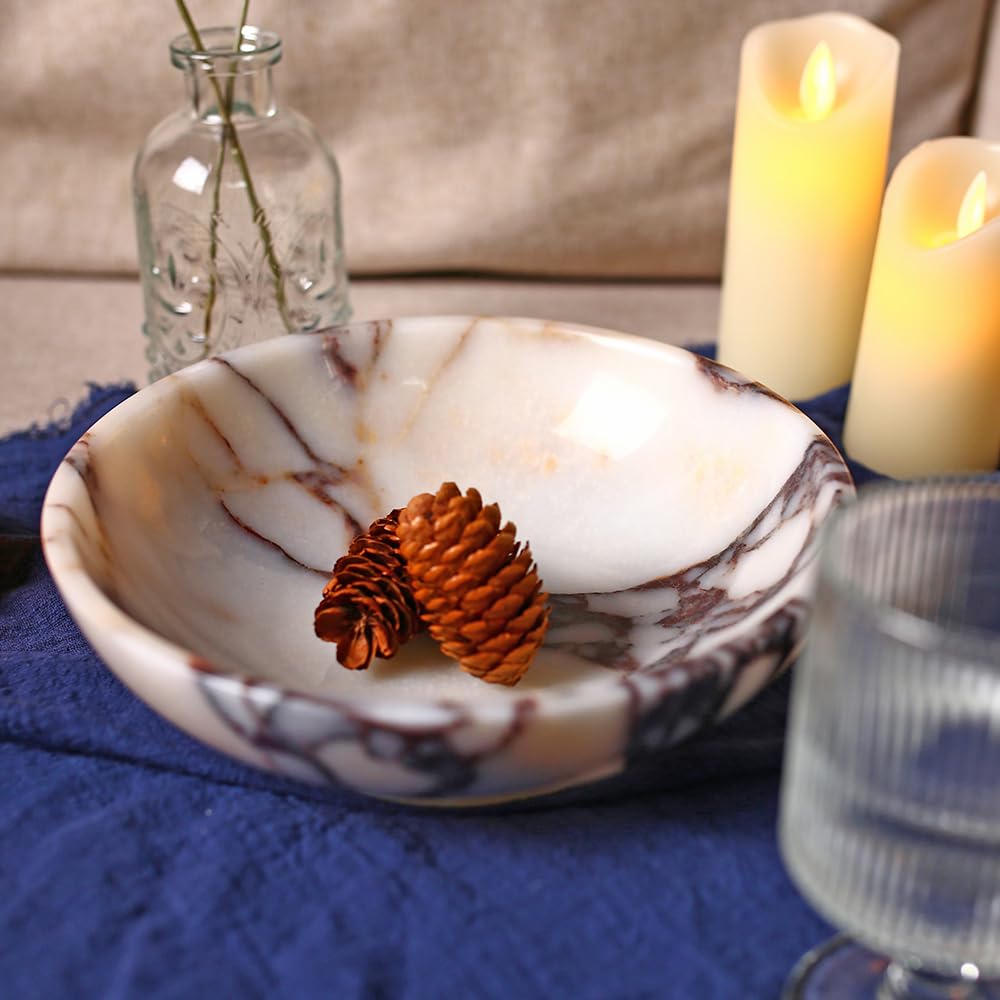 FutureStone marble bowl smooth surface simplifies cleaning and upkeep.
