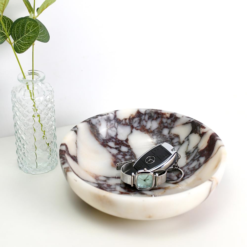 FutureStone marble bowl fits modern decor with versatile color and form.