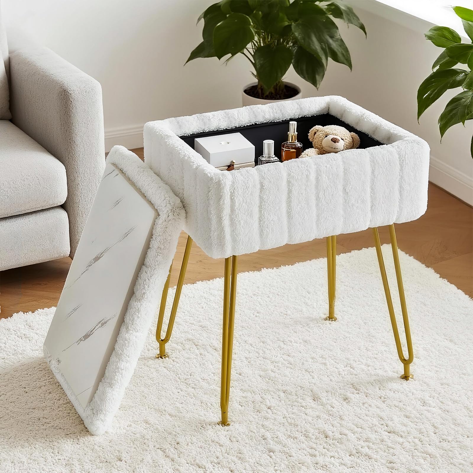 FUXA vanity stool makes a practical gift for special occasions.