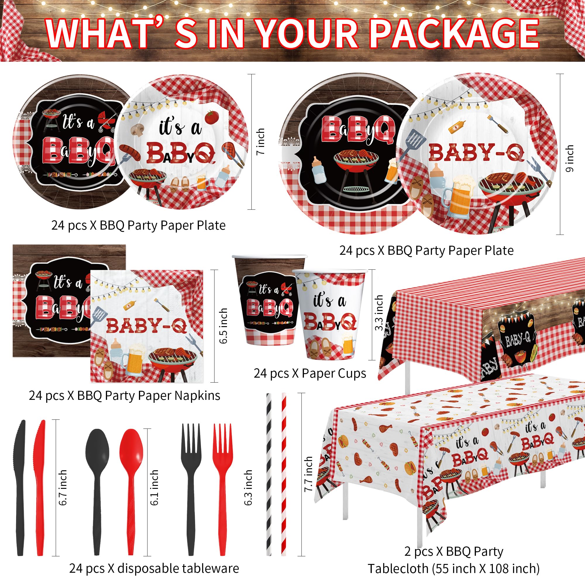 FVABO Baby Q balloons set adds festive color for celebrations.