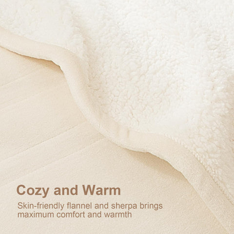FVERWAG blanket with overheat protection feature prevents excessive heat.