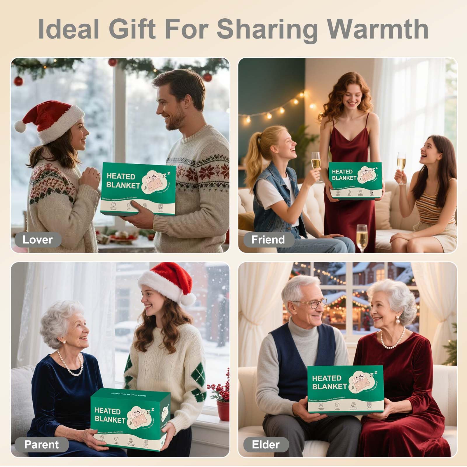 FVERWAG ideal gift warmth for loved ones and couples.