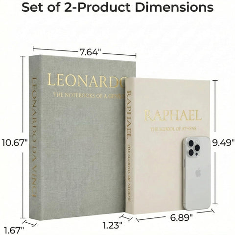 Fveuc decorative books spine detail highlights premium craftsmanship and durability.
