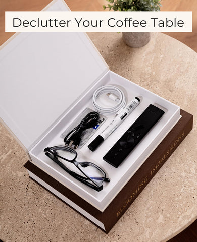 Fveuc nested design faux book boxes saving space