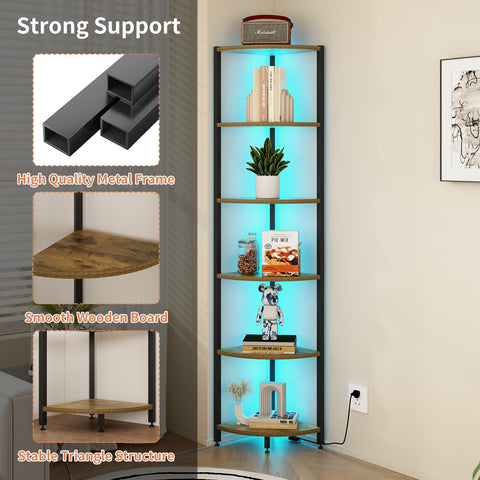 FviMzailon sturdy metal frame supports heavy books and decor.