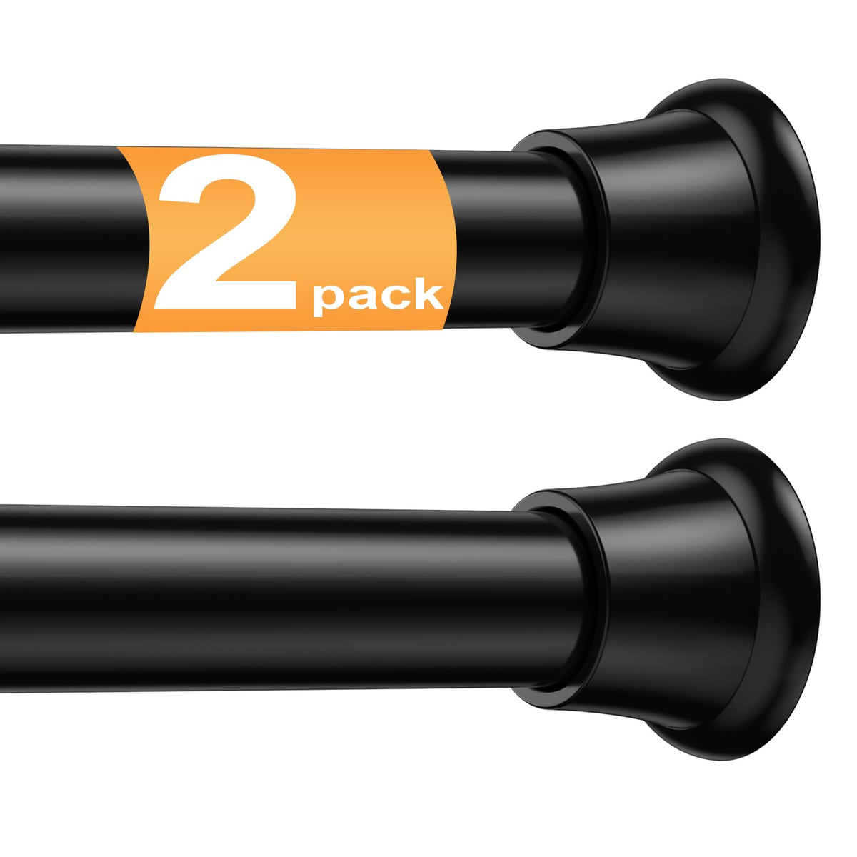 fvonzn tension rod 30-62in assembly for flexible window and shower mounting
