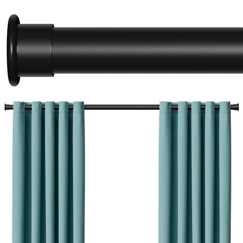 FVONZN tension rod demonstrates no-drill install for rental spaces.