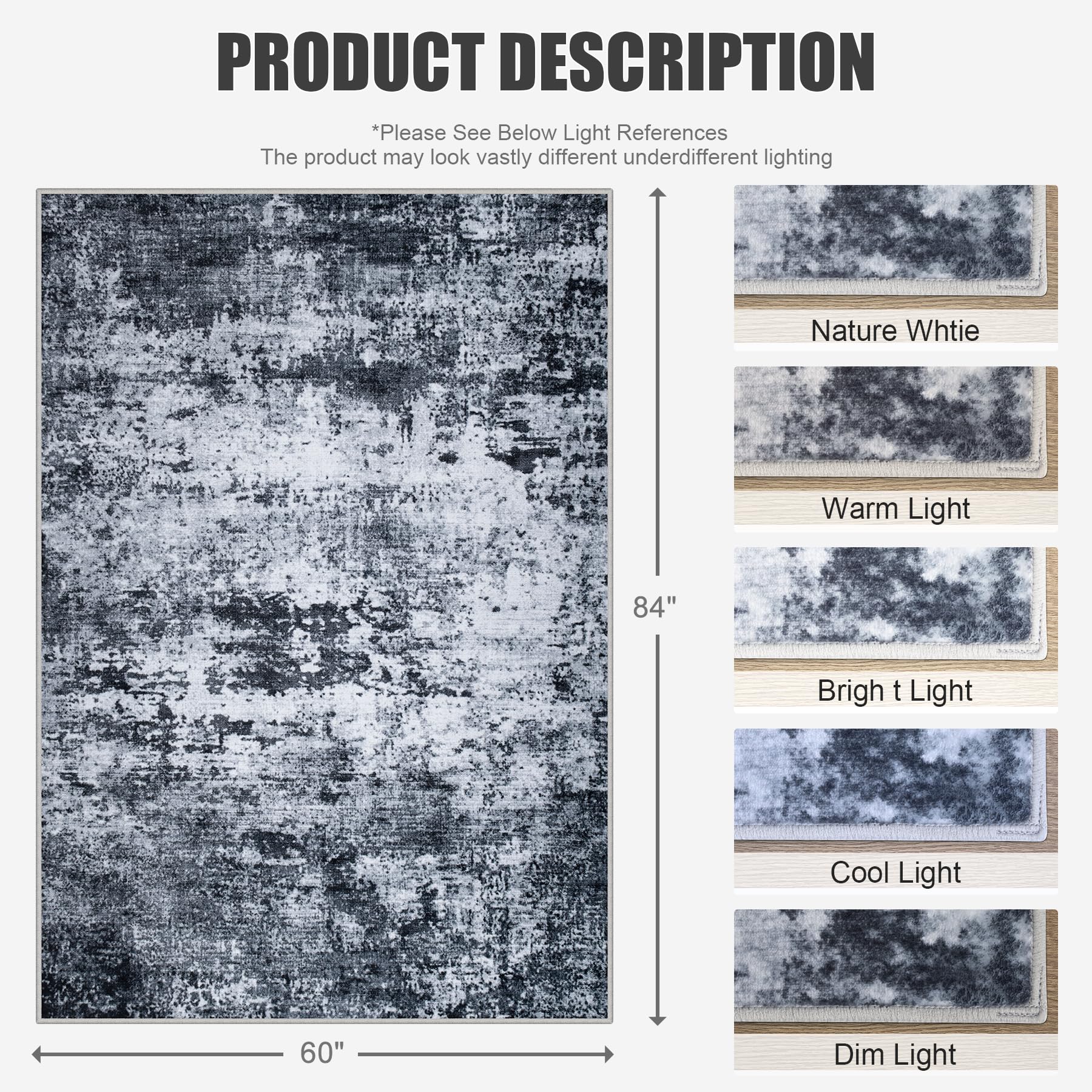 FXRHLP modern abstract pattern brightens interiors with contemporary flair.