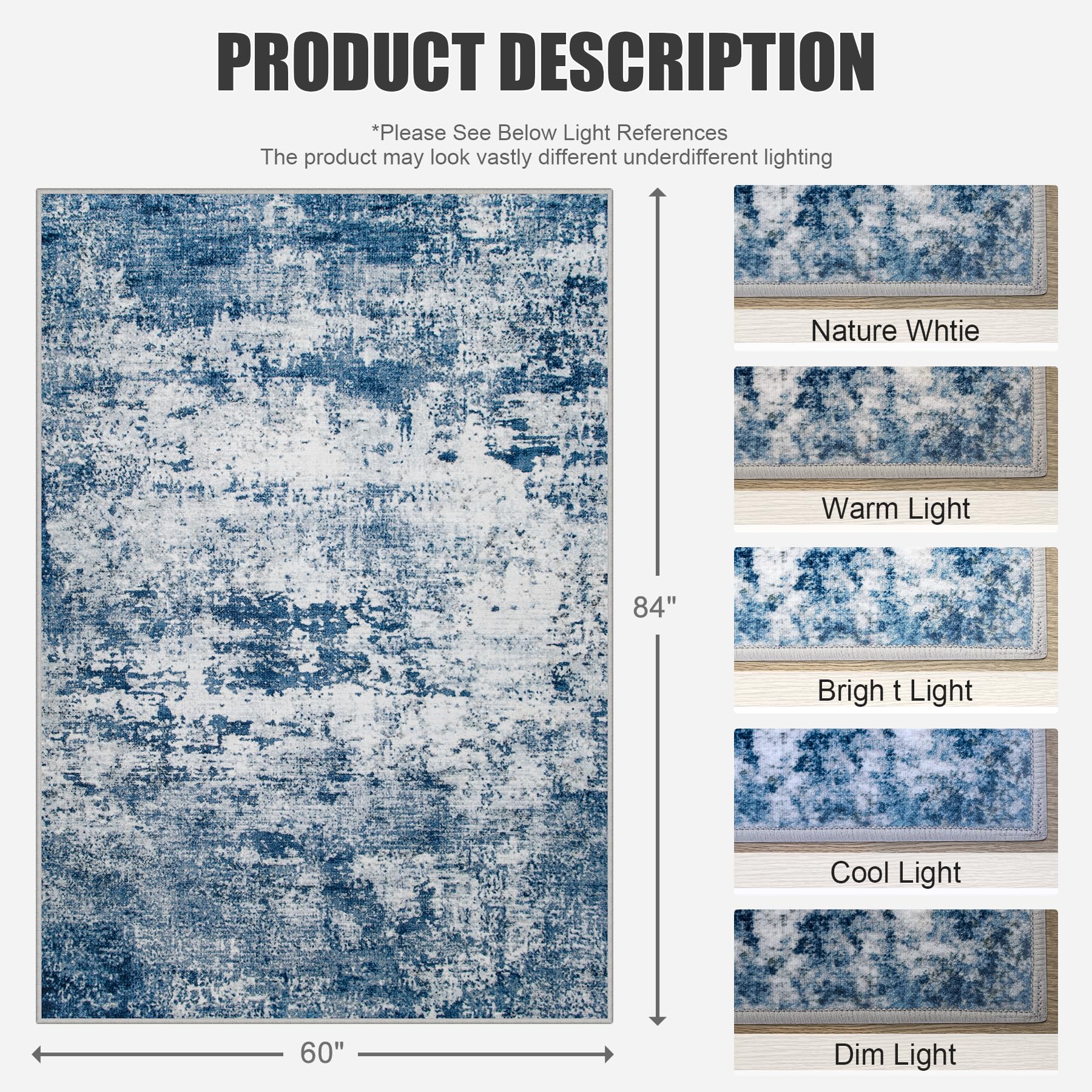FXRHLP blue decor pairs with many schemes for living rooms.