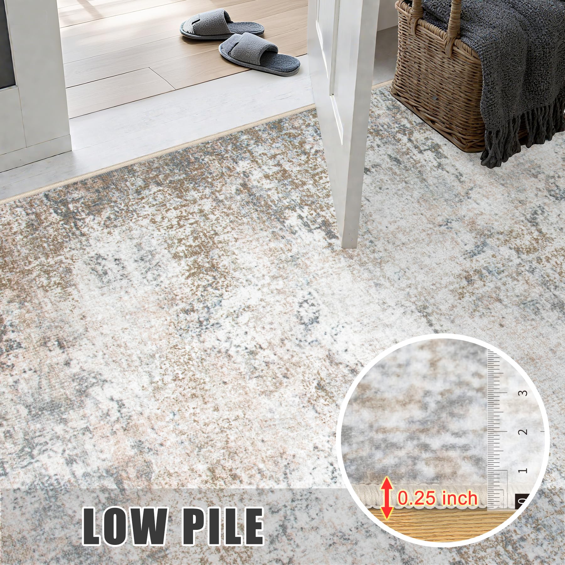 FXRHLP machine-washable rug ready for fast refresh between uses.