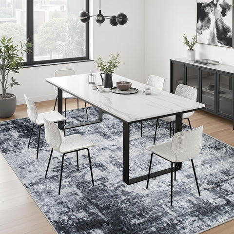 FXRHLP non-slip backing helps keep the rug in place on floors.