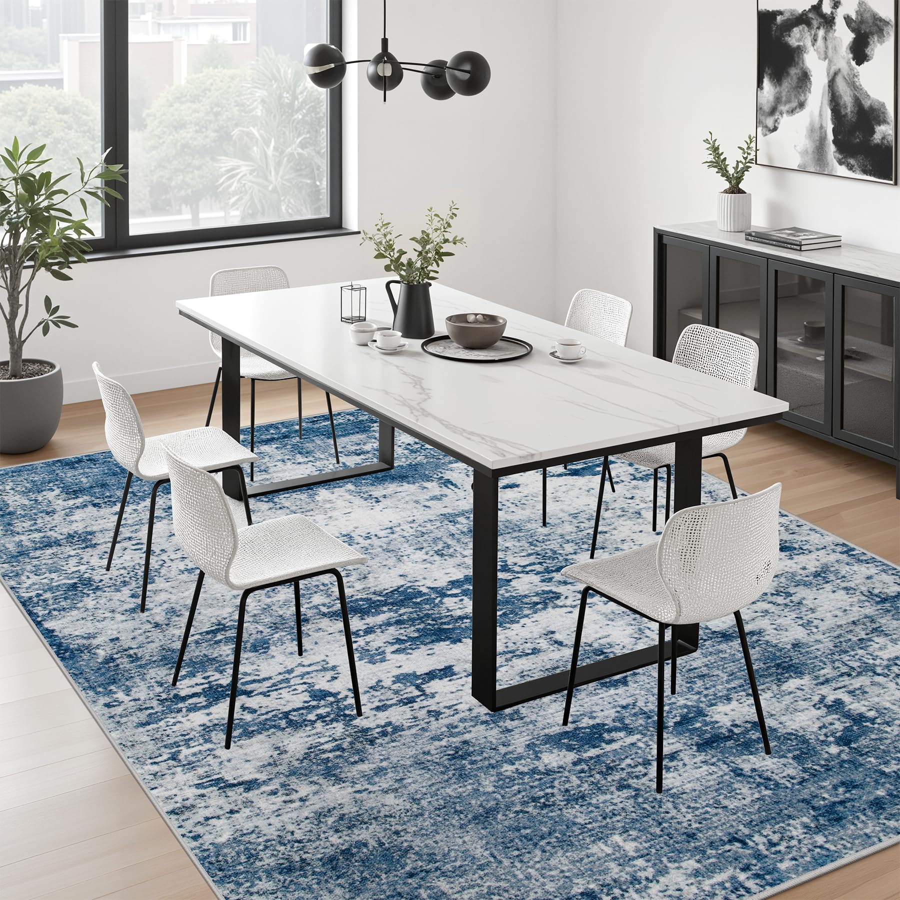 FXRHLP stain-resistant polyester surface resists spills and maintains color.