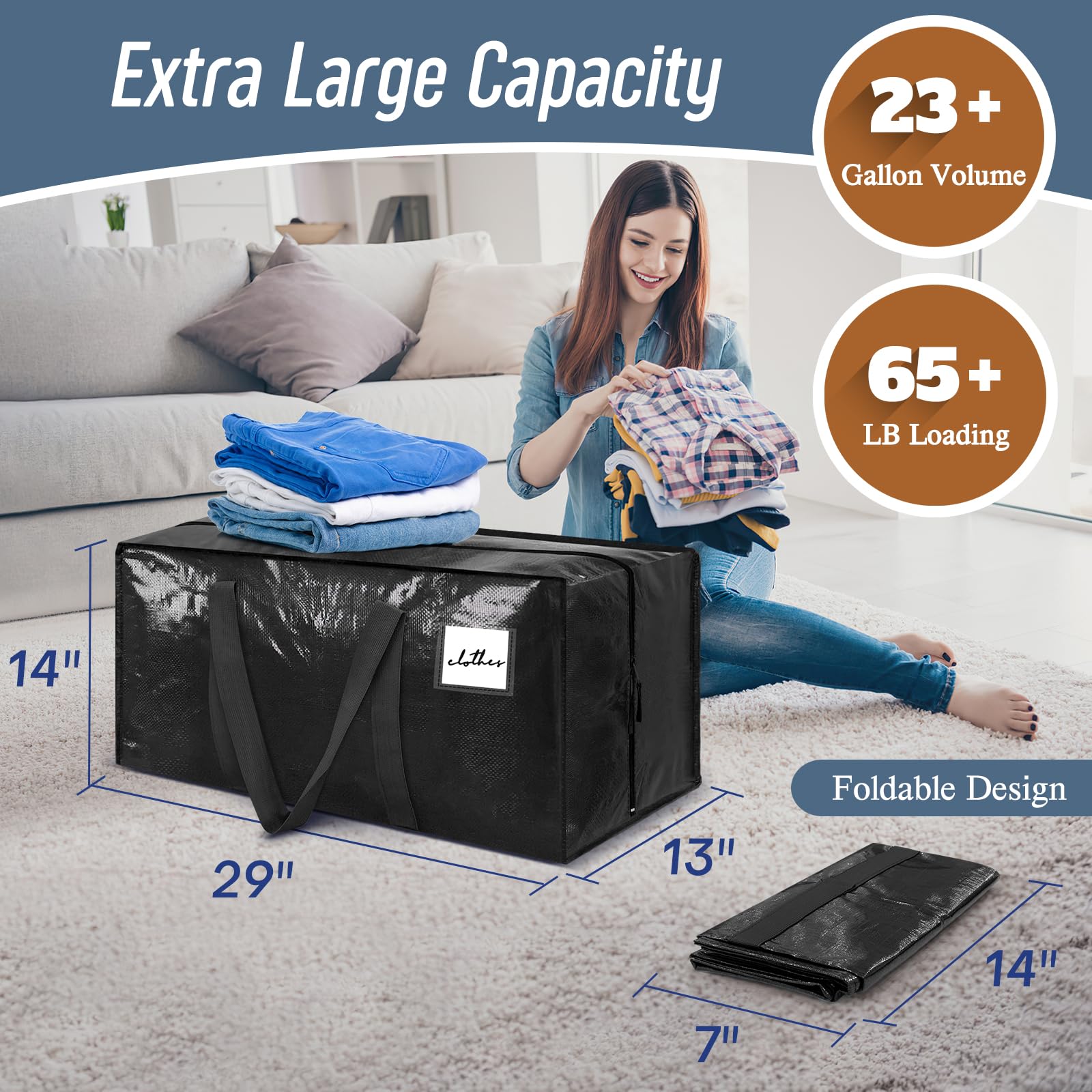 FYGRIP extra-large bag profile with bedding and bulky items.