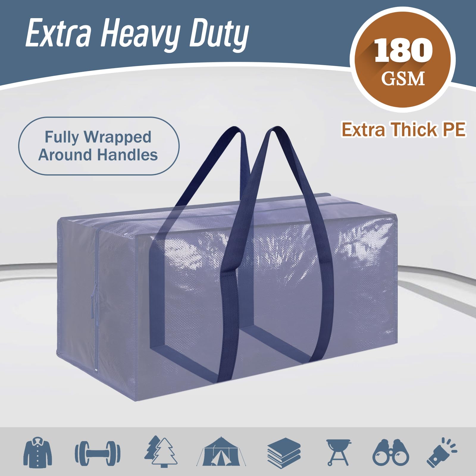 FYGRIP large-capacity bag shows dimensions 29x14x13 inches for oversized items.