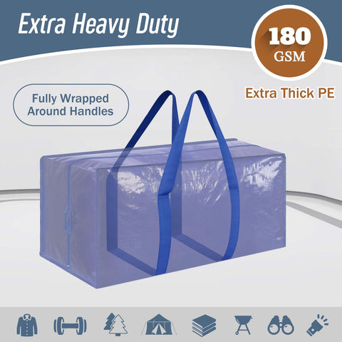 FYGRIP extra-large capacity moving bags open for easy packing of bulky items.