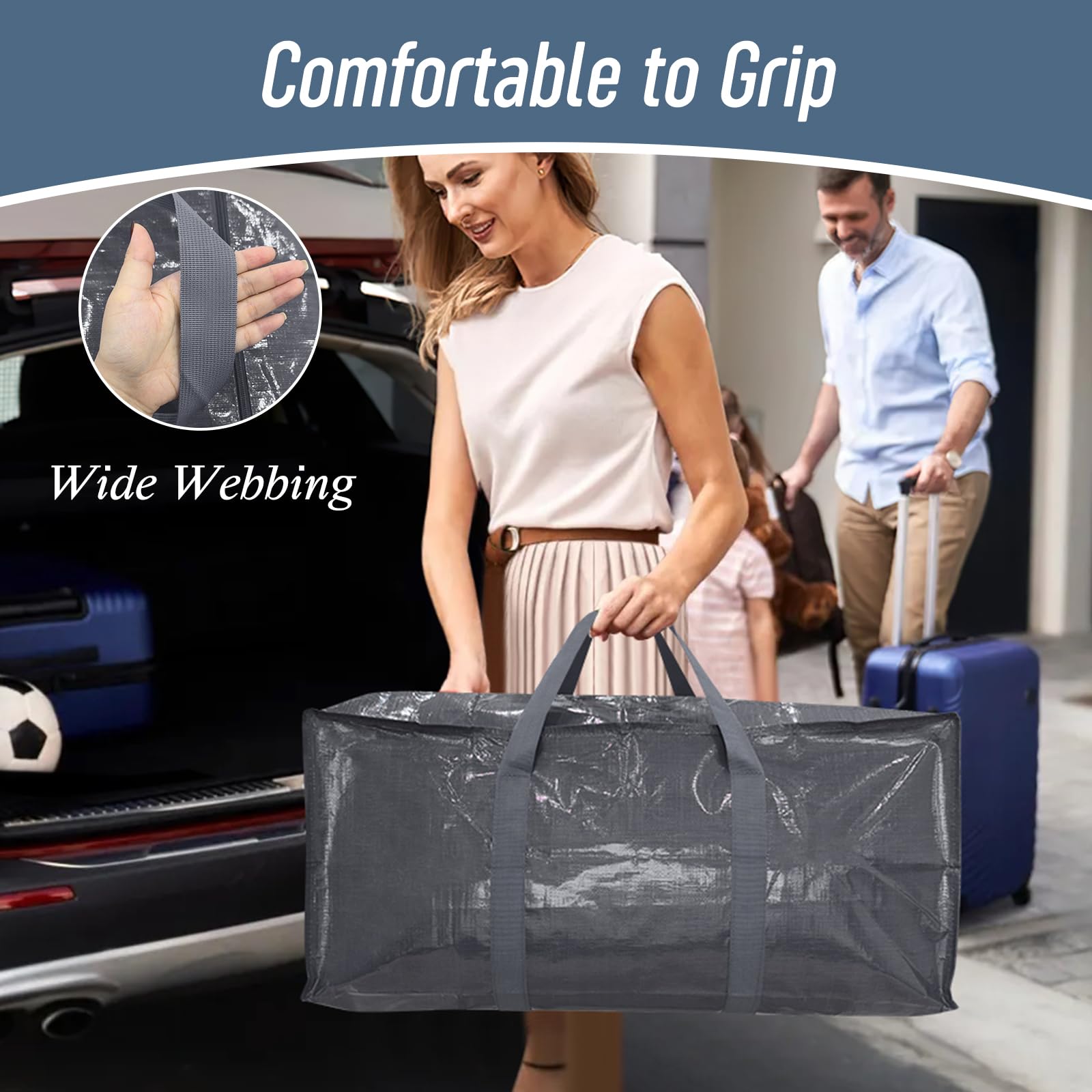FYGRIP foldable design stacks neatly when bags are empty.