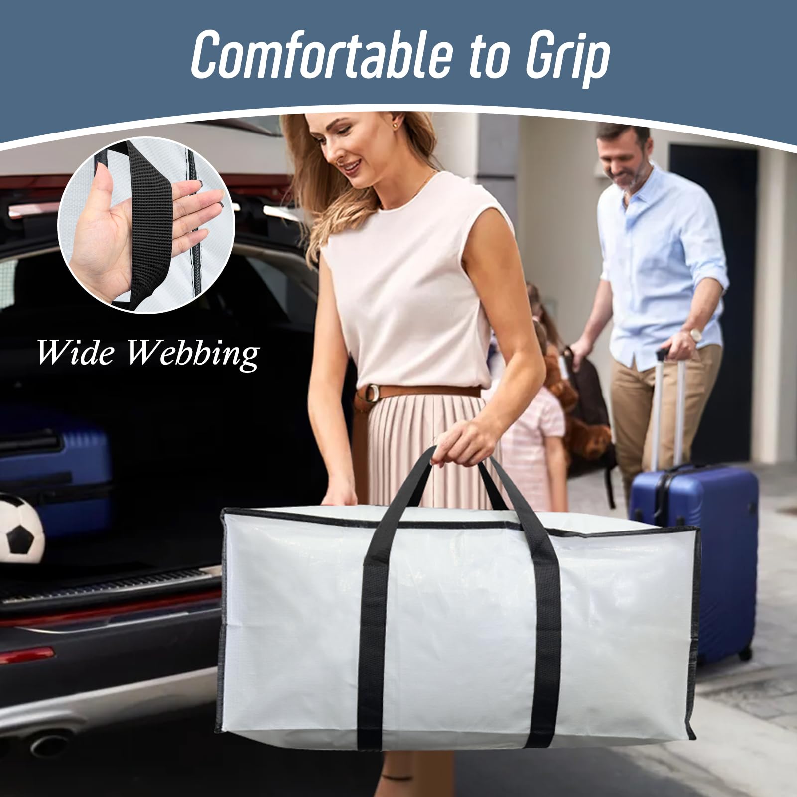 FYGRIP large capacity 23 gallon bags fit bedding and clothes