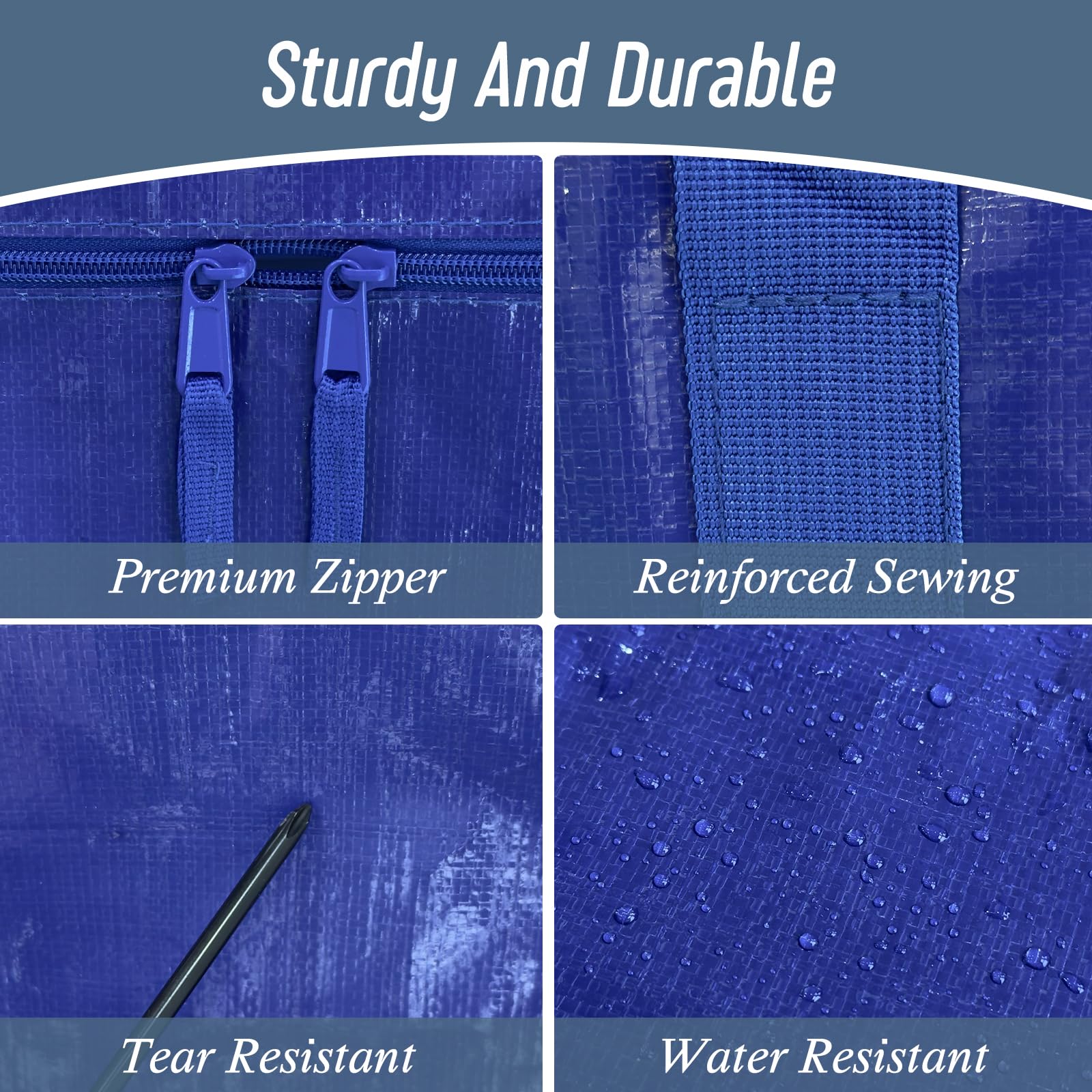FYGRIP reinforced stitching and comfortable webbing handles for easy transport.