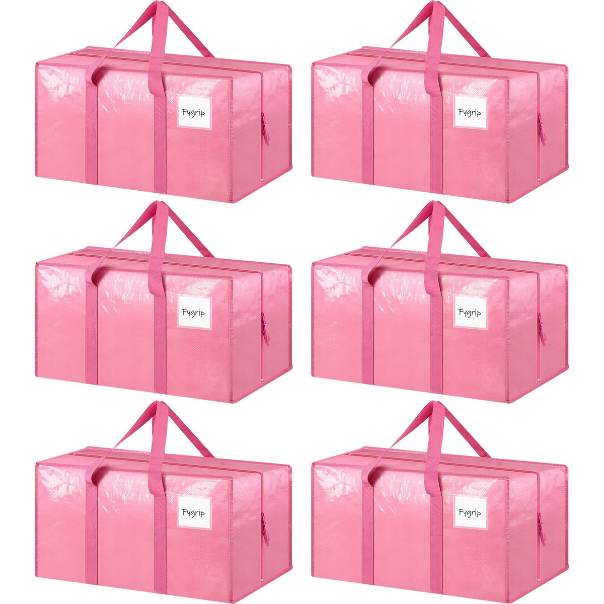 FYGRIP six-pack bags with a strong zipper for secure packing.